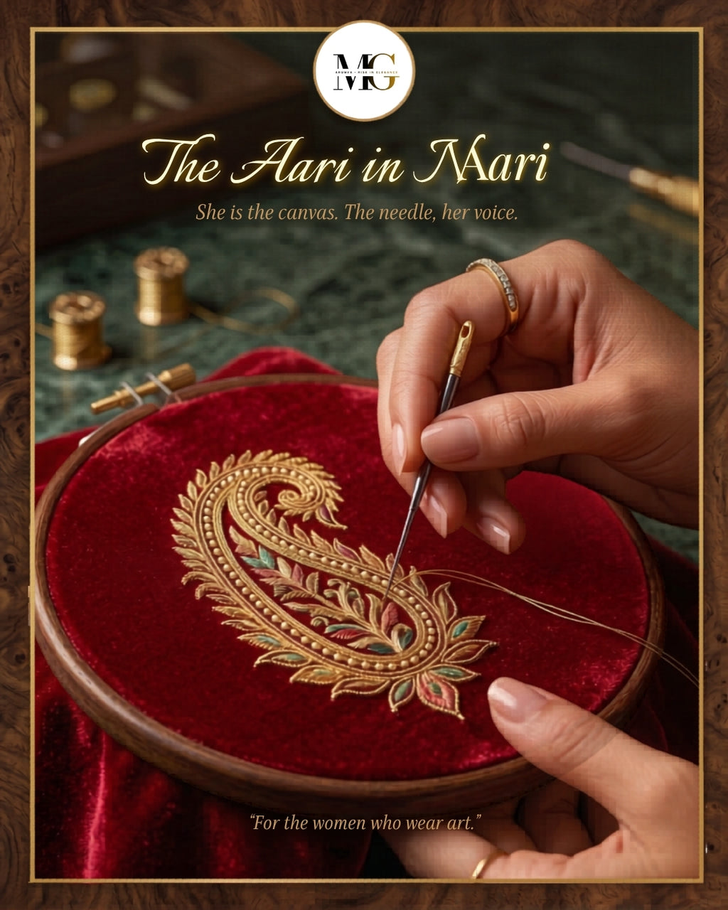 Archisha Bloom featured by The Aari in NAari - Coord Set
